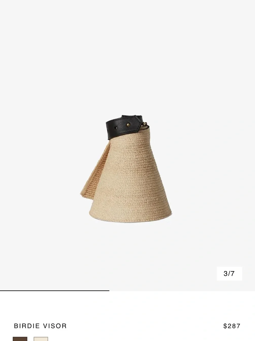Janessa Leone Wide Brim Straw Sun Hat in Natural Tan